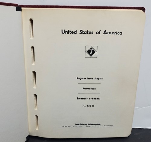 Old Lighthouse US Hingeless Pages in UN Binder, Regulars, Commem, + B.o.B.