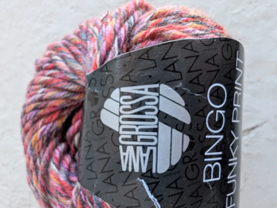 LANA GROSSA Extrafine Merino Wool Yarn, 50 GM, 175 YDS Italy Pinks Rose - Image 3 of 4