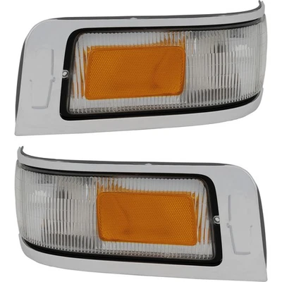 Corner Light Set For 1995-1997 Lincoln Town Car FO2551132 FO2550132 - Image 1 of 4