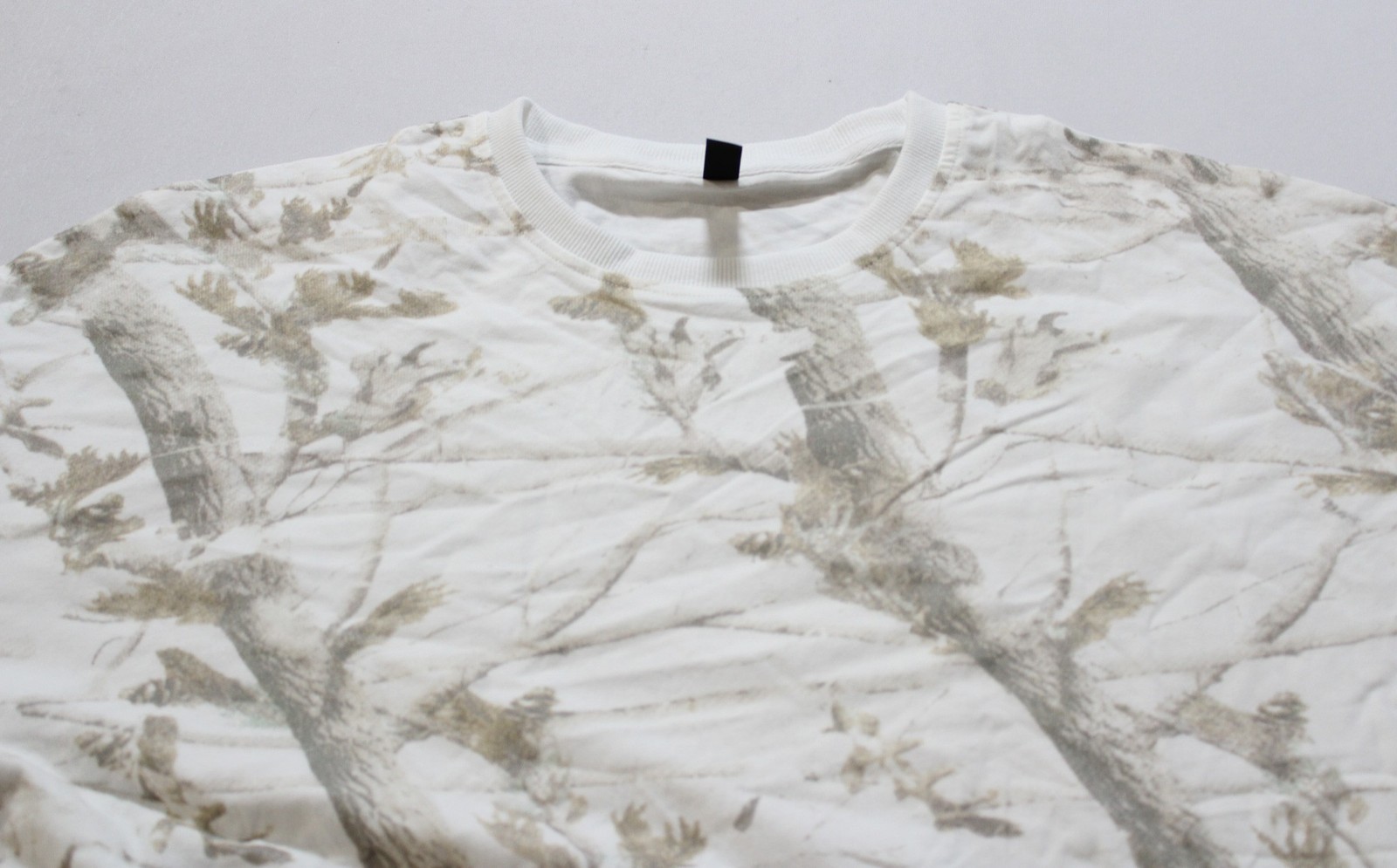 Comfrt Unisex Adult Oversized Short Sleeve Camo Tee AP2 White Oak Large