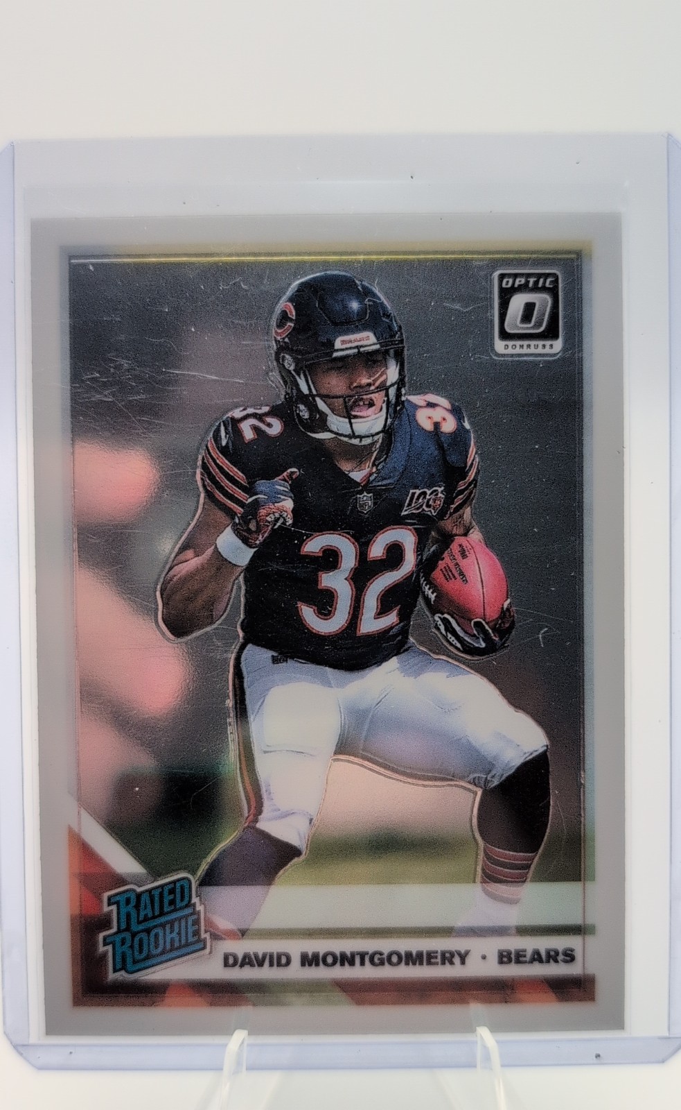 2019 Panini Donruss Optic - Rated Rookie David Montgomery #161 Holo Prizm (RC)