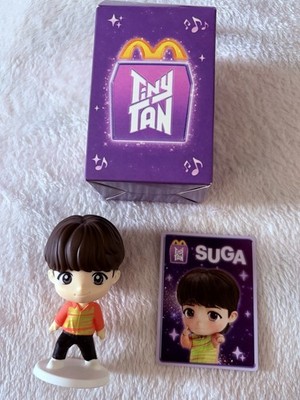 TinyTAN SUGA BTS McDonald s Toy Figure w/ Box & Card 2025