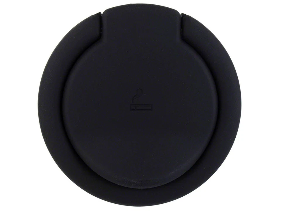 Ford® Ash Tray Cigarette Ash Cylinder Cup Coin Holder Kit w/ Lid in Black Foto 4 de 4