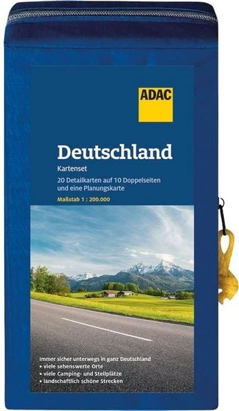 ADAC Kartenset Deutschland 20 Detailkarten auf 10 Doppelblättern 1:200000