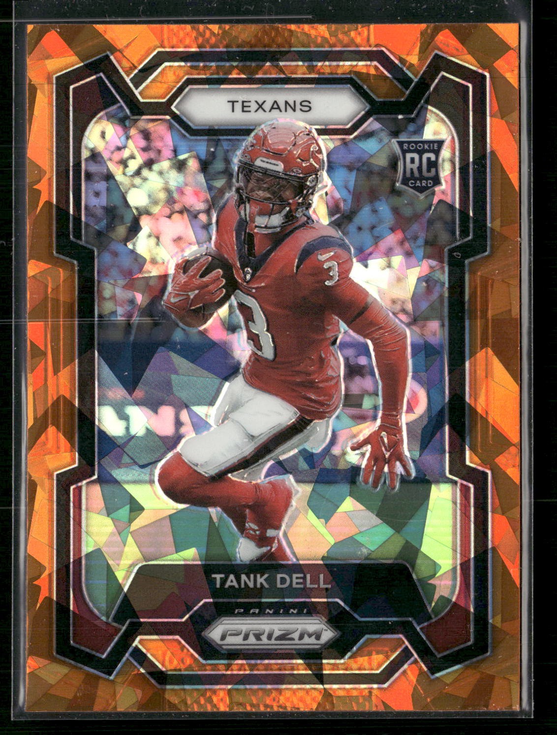 2023 Panini Prizm #341 Tank Dell Orange Ice