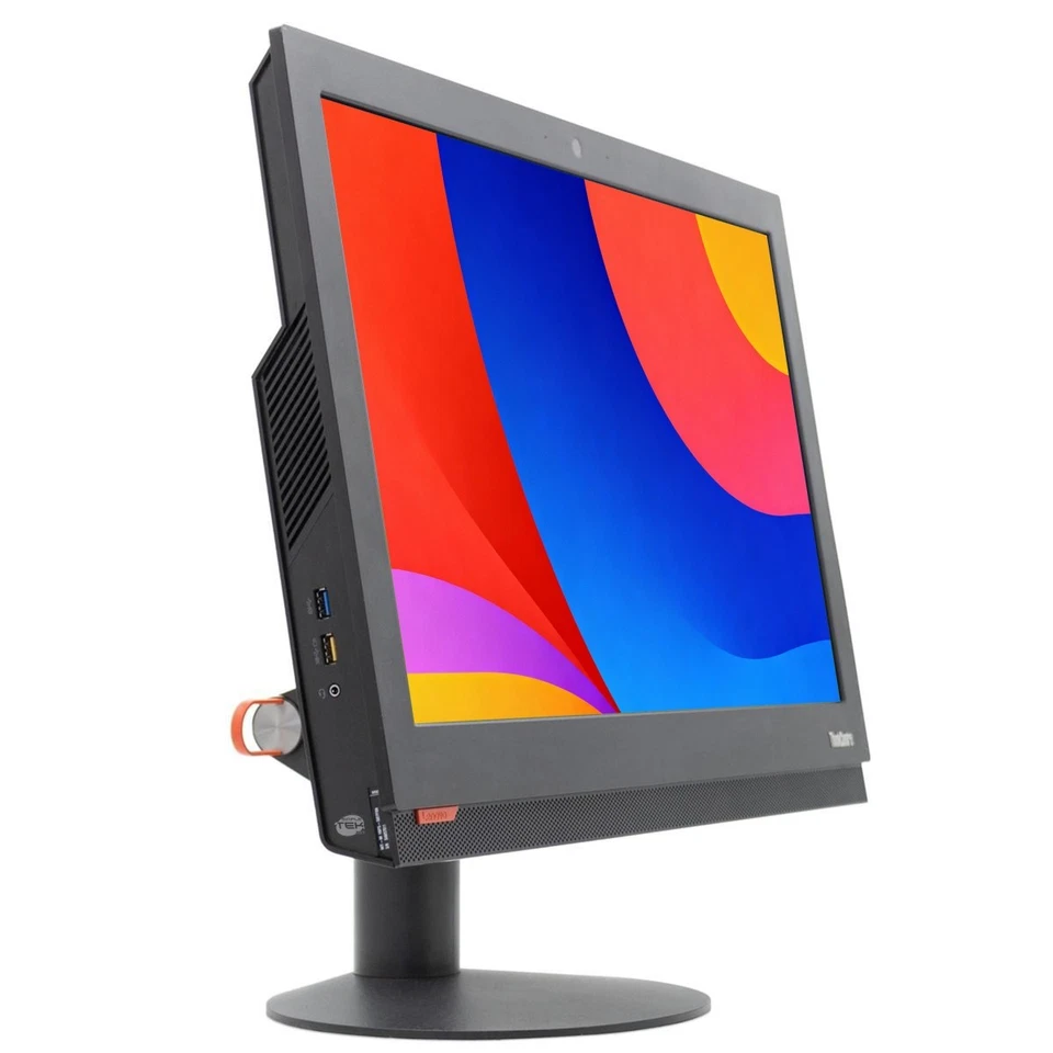 Lenovo M900z I7 Aio All IN One 24 " 4gb SSD 120gb Win10 Desktop Computer L - Image 2 of 4