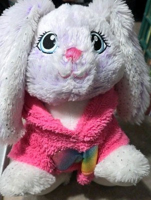 Build A Bear Merry Mint Purple Bunny W/ Pink Hoddie Plush Stuffed Animal
