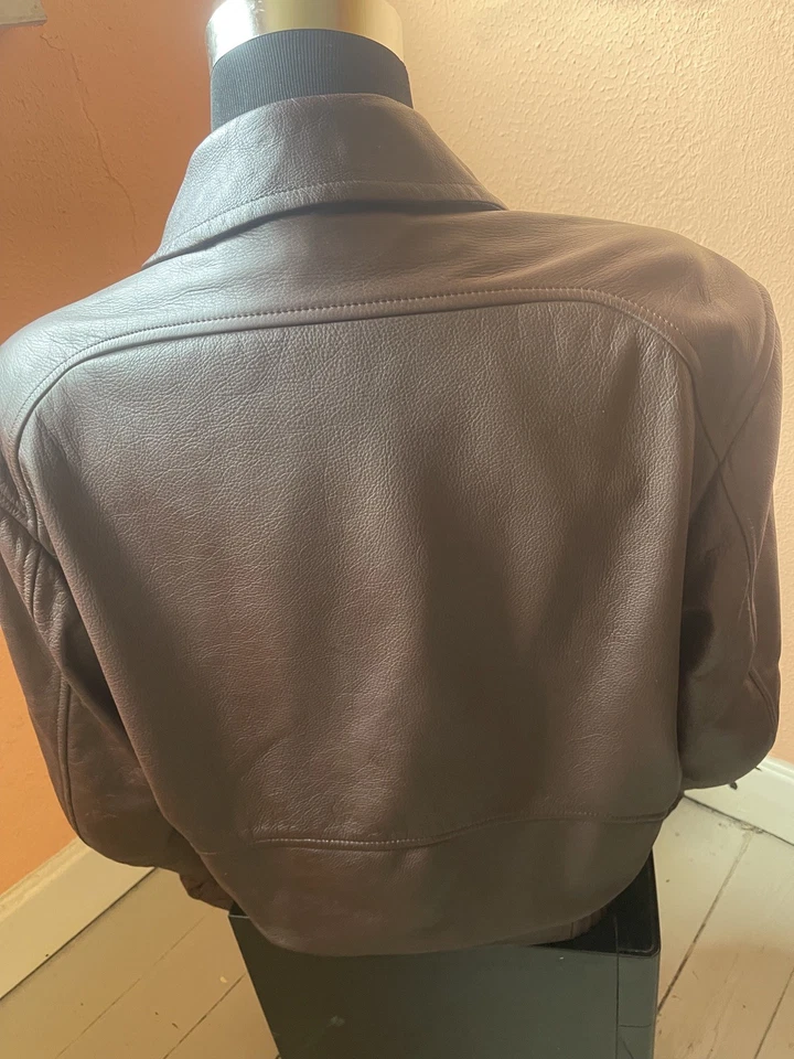 BMW CANYON MOTORRADJACKE LEDERJACKE CAFERACER  CRUISER RETRO GR. 52 - Bild 3 von 4