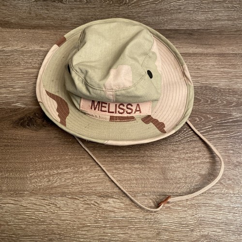 U.S Military Desert Boonie Hat Type II Sun Hot Weather Gulf War U.S.A Size 6 3/4