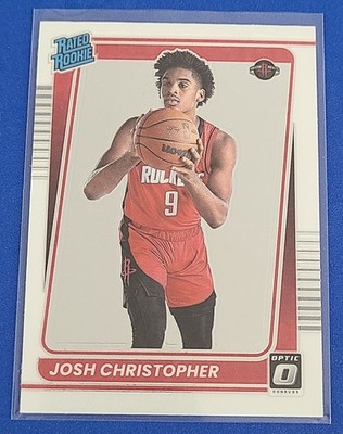 2021 Donruss Optic Rated Rookie #200 Josh Christopher Rockets Basketball Card E1