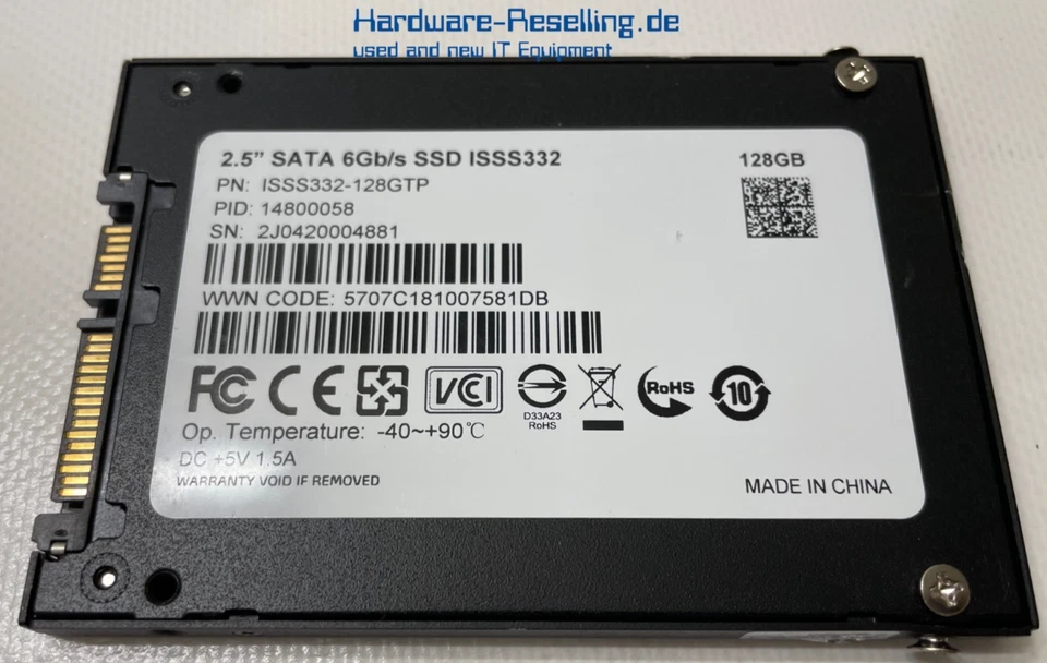 ADATA MLC ISSS332 128GB SSD 2,5" ISSS332-128GTP SATA III 6G 14800058 - Bild 2 von 2