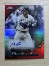 2025 Topps Chrome Update Brooks Lee Chromeography RC Rookie Auto #CHRU-BL Twins