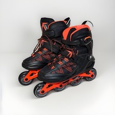 Decathlon Oxelo Inline Skates EU42 US W10.5 M9 Black/Orange 2352858
