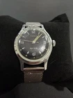 Vintage Timex Self-Wind Automatic Watch - Black Textured Dial-Running-1950s/60s
