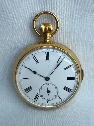 Swiss Gold Plated Quarter Repeater Pocket Watch Works But Needs Attention.