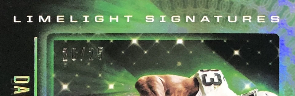 2021 Illusions Darren Waller /25 “LIMELIGHT SIGNATURES” GOLD SSP #LS-DW 🐬⬆️ - Image 4 of 4