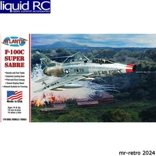 Atlantis Models H236 1/70 F-100C Super Sabre Plastic Model Kit