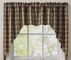 Park Designs Farmhouse Pittsfield Paid Swag Curtain 72” X 36” New