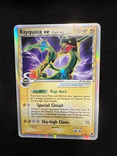 New ListingPokémon TCG Rayquaza ex (Delta Species) 97/101 Holo - Dragon Frontiers