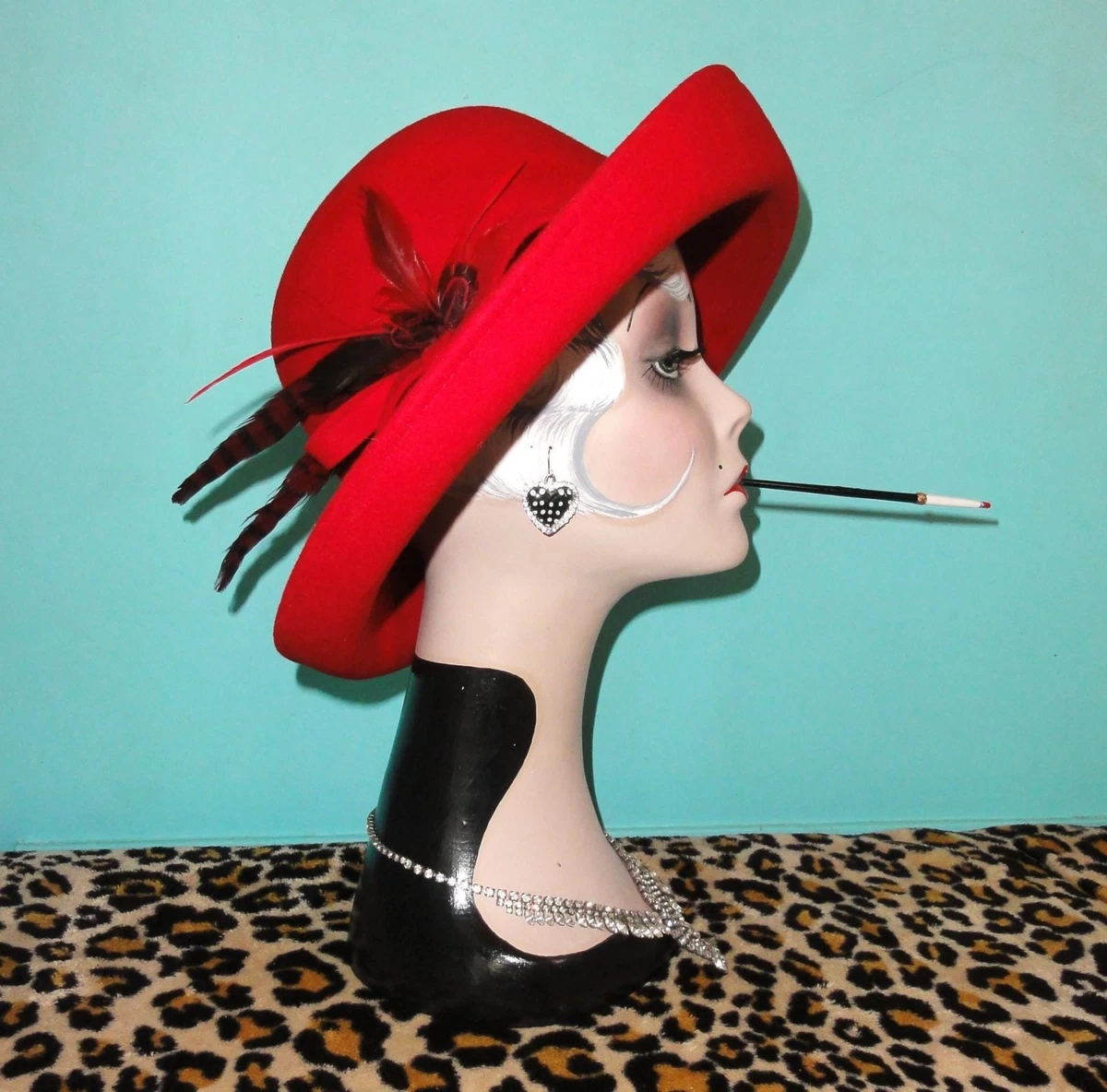 Feather Cloche Original Vintage Hats for Women for sale | eBay display picture 2
