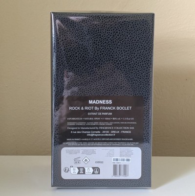 Franck Boclet Madness Extrait De Parfum 3.3 oz 100 ml Unisex Perfume Rock & Riot