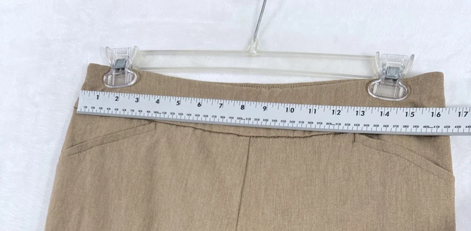 Pantalones Talbots 12 Petite Bistretch Pull On Tostado Beige Caqui Para Mujer 12P Foto 4 de 4