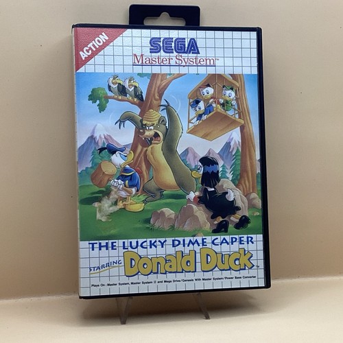 Donald Duck The Lucky Dime Caper Mega Cartridge Master System Sega Pal Completo - Picture 1 of 3