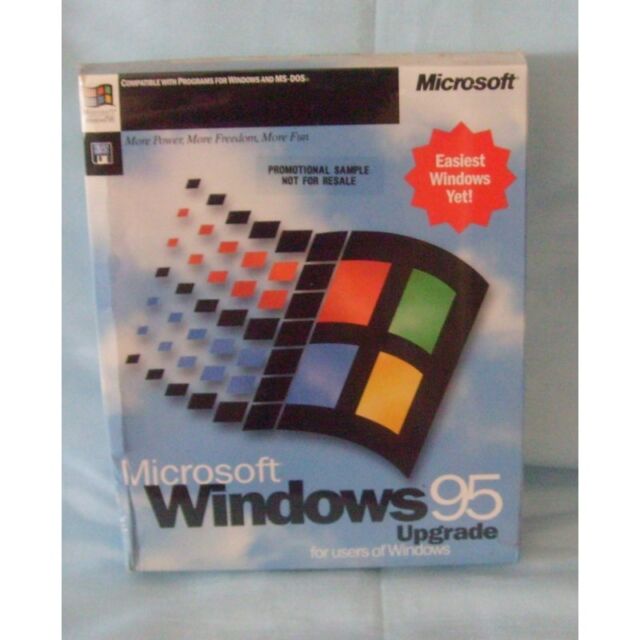 Microsoft Windows 95 - Upgrade for sale online | eBay Microsoft Windows 95 - Upgrade for sale online | eBay