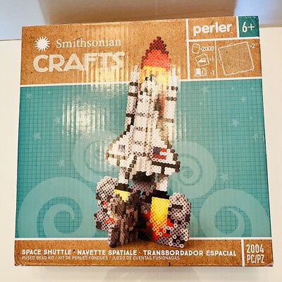 Perler Smithsonian Spaceship 3D Beads Kit 2000pcs - Space Shuttle Craft
