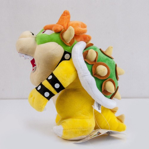 Super Mario Bros King Bowser Koopa Plush Toy Stuffed Soft Doll 10 inch Gift - Picture 12 of 23
