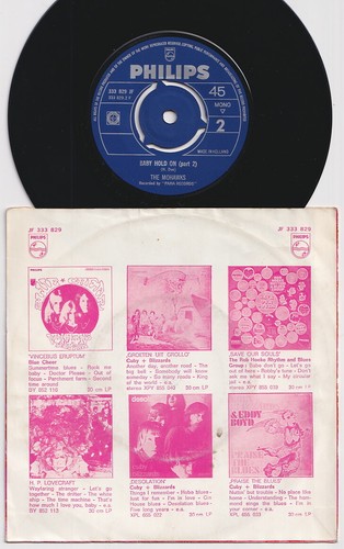 The MOHAWKS * Baby Hold On * 1968 FUNK NORTHERN SOUL R&B MOD Hammond 45 *Listen! - Imagen 2 de 2