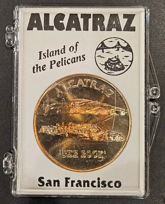 ALCATRAZ THE ROCK SAN FRANCISCO CA MEDAL COIN TOKEN PRISON JAIL