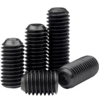 #4-48 Cup Point Socket Set Screws, Alloy Steel w Black Oxide, US / Inch SAE Fine