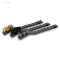 3Er Mini-BüRsten-Set Kleine DrahtbüRsten, Nylon-Messing-Edelstahl-Draht-Borsten