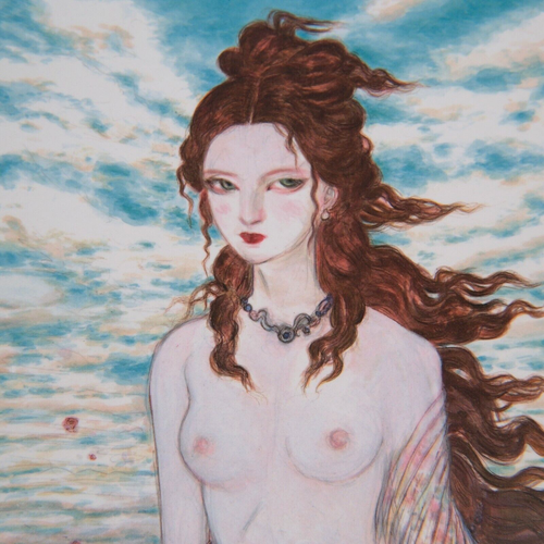 Yoshitaka Amano 2024 Latest original art collection Final Fantasy Japan limited - Picture 6 of 10