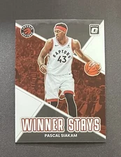 Pascal Siakam 2022-23 Donruss Optic Insert Card Winner Stays #3 Toronto Raptors