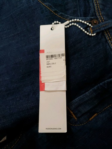 HUDSON NWT NEW DARK WASH 26 x 31 STRETCH COLLIN SKINNY JEANS PANTS - Picture 6 of 11