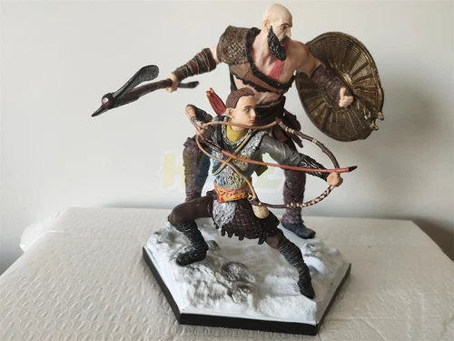 Anime Spiel God Of War Ragnarok Kratos & Atreus Vater und Sohn Figur Spielzeug Geschenk - Bild 1 von 6