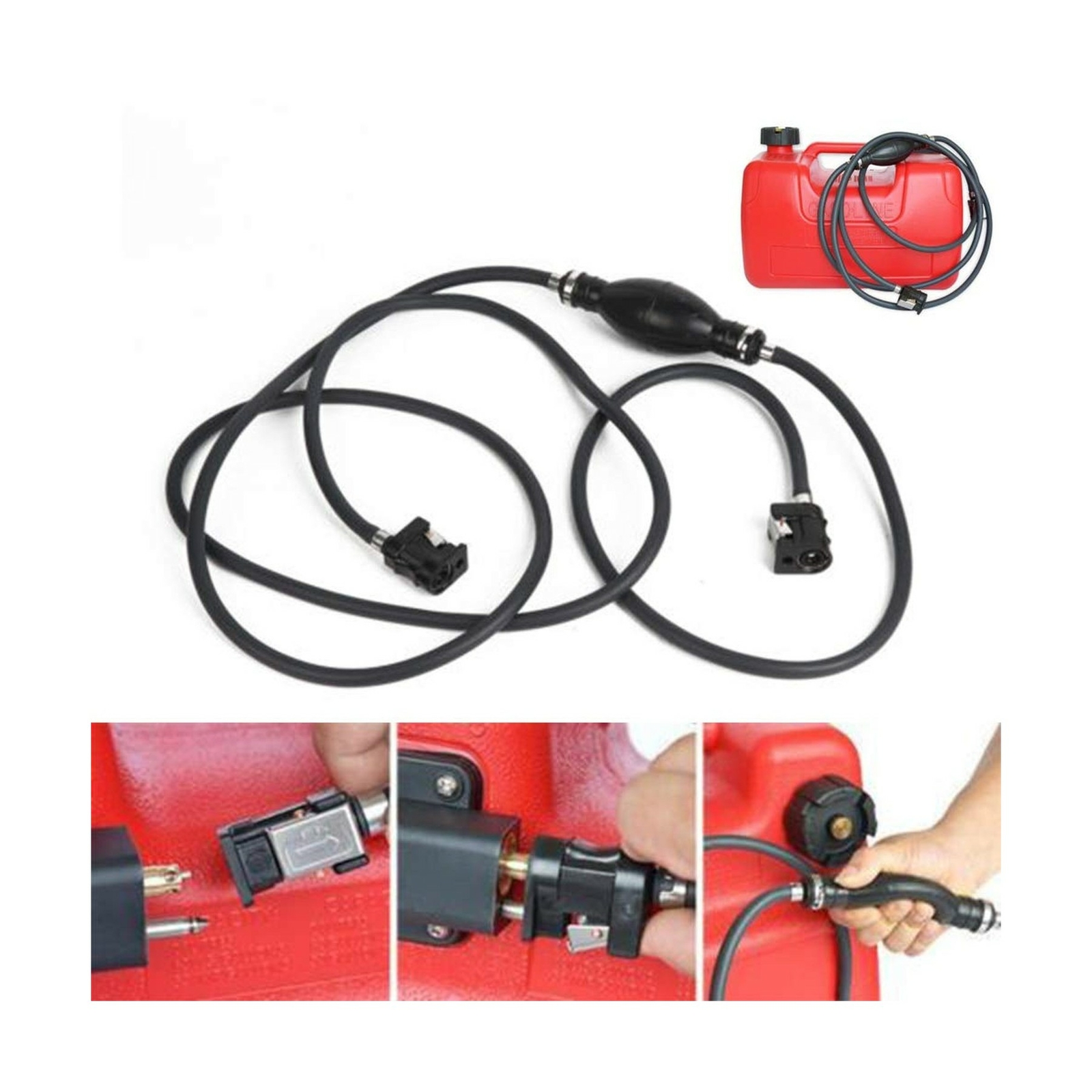 5/16'' 8mm Fuel Gas Line Hose Primer Bulb Pump For Yamaha Outboard