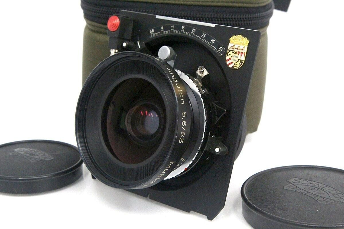 EXC++】Schneider Kreuznach F/5.6 Super-Angulon 65mm Lens EXC++】Schneider Kreuznach F/5.6 Super-Angulon 65mm Lens