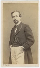 CDV 1864. Henri Crisafulli, Winn And Romancier. Dédicace. Signed Autograph