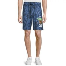 Star Wars The Mandalorian Grogu Baby Yoda Men's Lounge Shorts sizes S,M,XL NEW