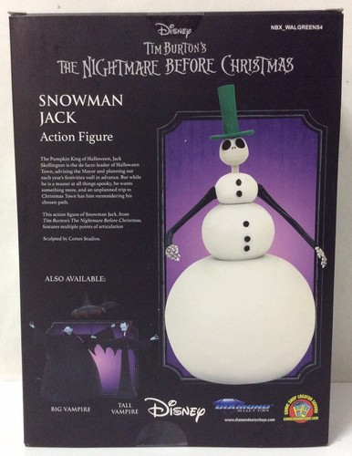 Tim Burton’s The Nightmare Before Christmas SNOWMAN JACK Action Figure - NEW - Picture 9 of 11