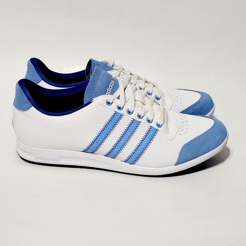 Adidas Adicross Golf Shoes Light Blue White Lace Up Retro Sneakers 675552 Wm 9US - Picture 4 of 24