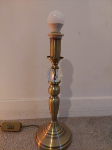 Dar Lighting Brass Table Lamp.