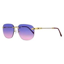 New Porta Romana PR1009-100V Gold/Silver Metal Frame Multicolor Lens Sunglasses