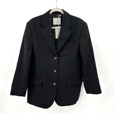 Everlane Oversized Wool Blazer In Black Size 10
