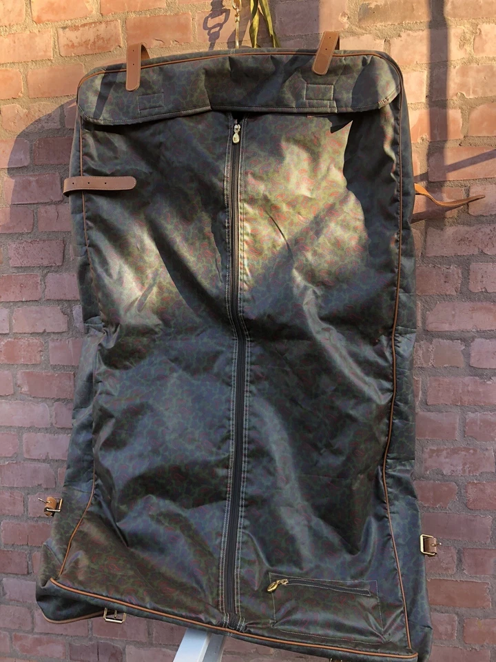 BORBONESE REDWALL ВИНТАЖНЫЙ одежды сумка путешествий кожи 1999 MOSCHINO чемодан 🧳 - Изображение 3 из 4