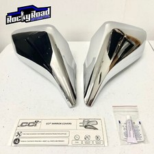 Chrome Full Mirror Covers Cap Caps (Left & Right) for 2010-2015 Chevrolet Camaro