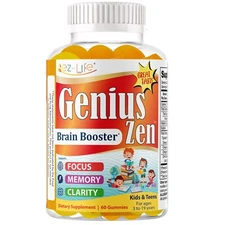 Focus Gummies for Kids, Kids Focus and Attention Supplement for Active Children